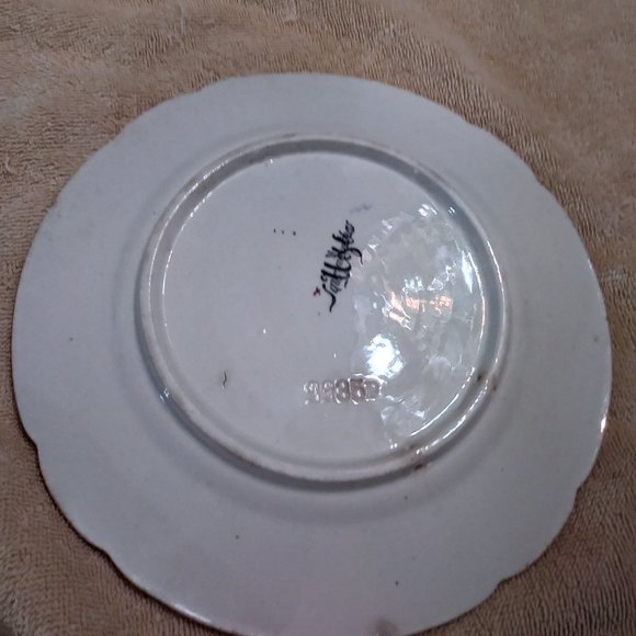 Antique SARREGUEMINES Wall Plate From France - Picture 3 of 4